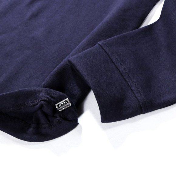 MEN'S A.P.C. BELGRADE SWEATSHIRT Navy Blue Large - Picture 5 of 7